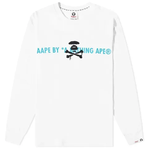 AAPE Long Sleeve Tag T-Shirt
