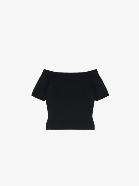 Off-The-Shoulder Knit Top