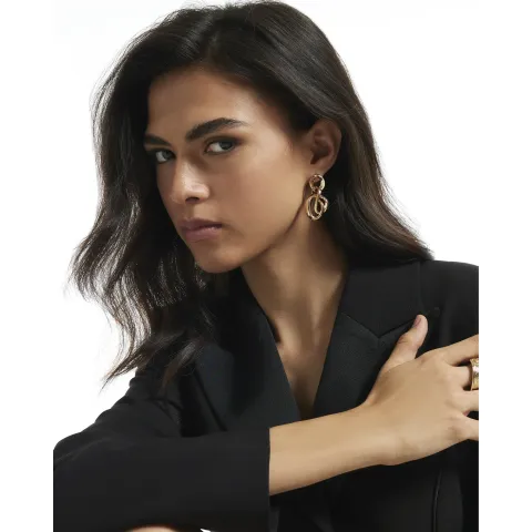 River Island Entwined Link Drop Earrings
