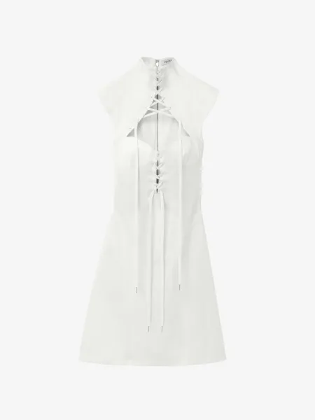 Cut-Out Corset Mini Dress
