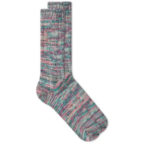 5 Colour Mix Crew Sock