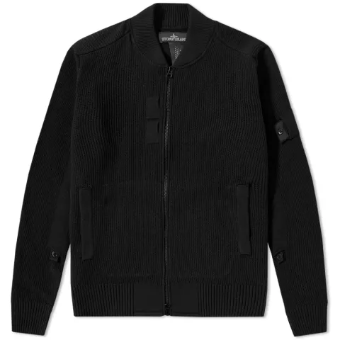 Heavy Mesh Knit Bomber