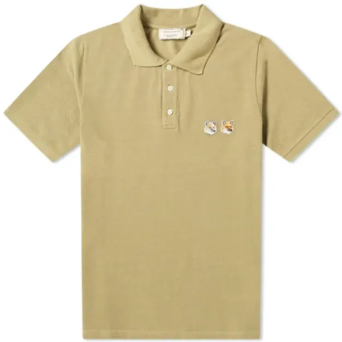 Maison Kitsuné Double Fox Head Patch Polo