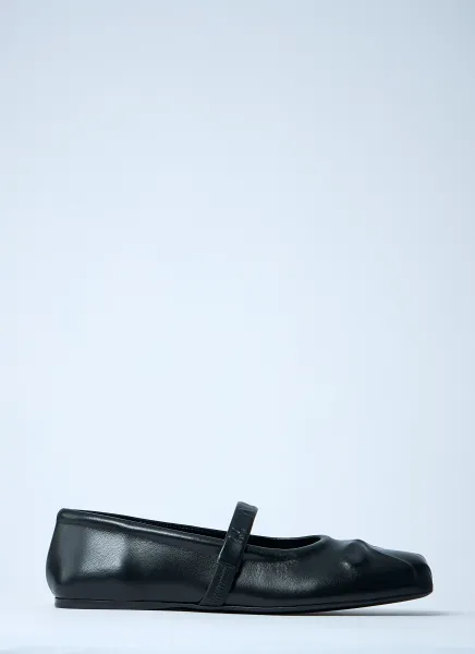 Box Motif Mary Jane Shoes