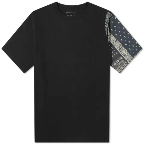 SOPHNET. Bandana Sleeve Panelled Wide Tee