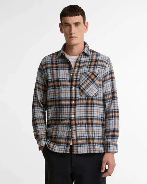 BARBOUR Afton Check Authentic-Fit Long-Sleeved Shirt