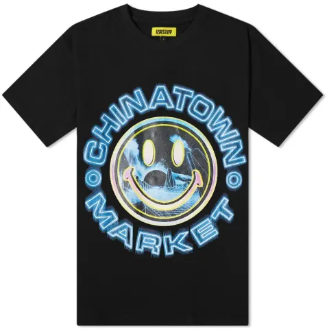 Chinatown Market Smiley Vapor Wave T-Shirt