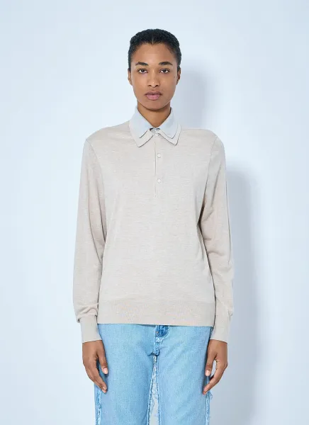 Layered Collar Knit Top