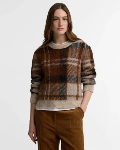 BARBOUR Glendyn Tartan Crew Neck Jumper