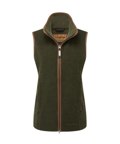 Schöffel Country Lyndon Fleece Gilet - Dark Olive
