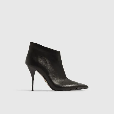 River Island Faux Leather High Vamp Boots