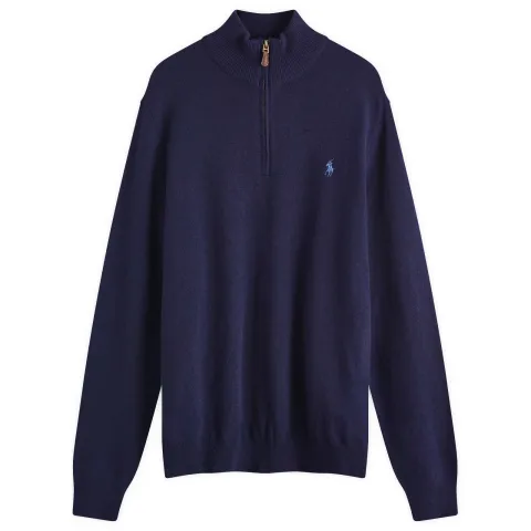 Lambswool Half Zip Knit