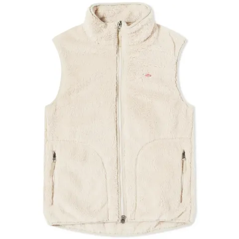 High Pile Fleece Stand Collar Vest