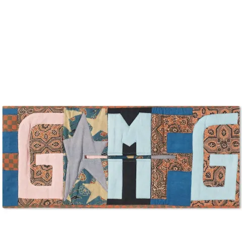 Story mfg. Puffer Patchwork Scarf