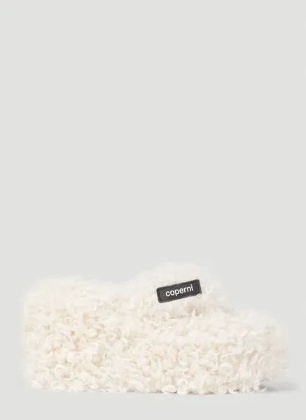 Fluffy Branded Wedge Sandal
