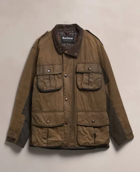 Re-Loved Men's Trooper Waxed Jacket - Size M
