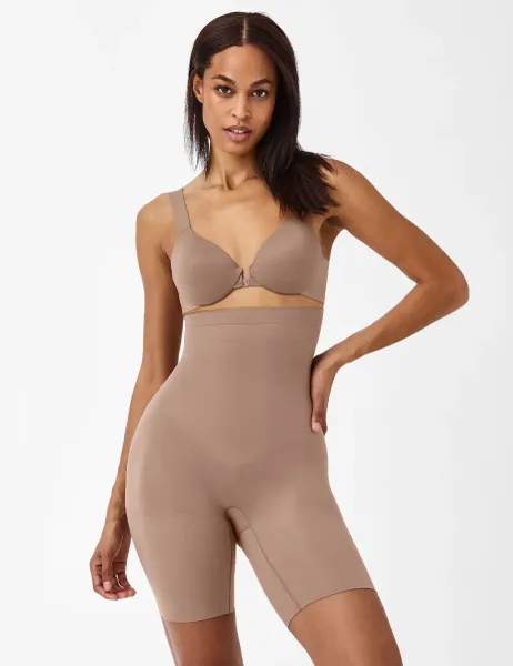 Spanx SPANXsculpt Seamless Power High Short Brown