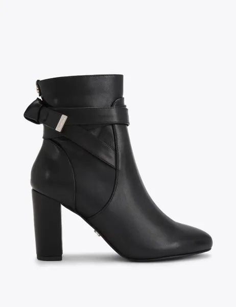 Carvela Block Heel Ankle Boots Black
