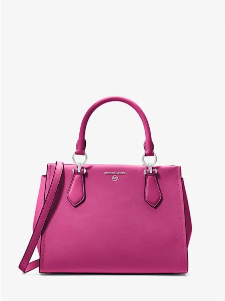 Michael Kors Marilyn Medium Saffiano Leather Satchel