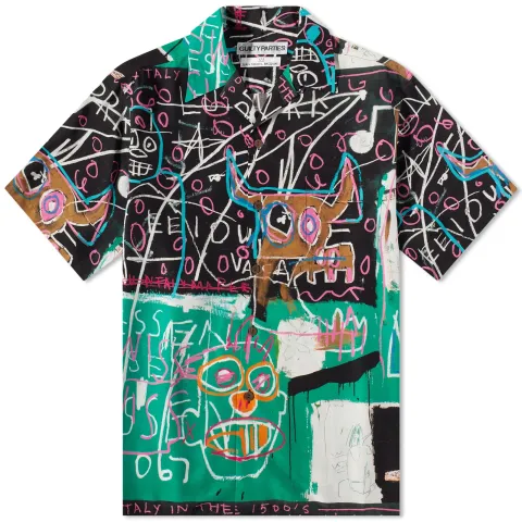 Short Sleeve Jean-Michel Basquiat Type 5 Hawaiia