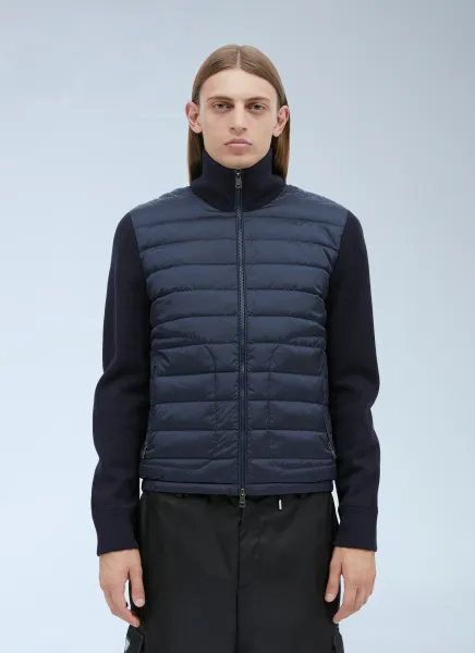 Logo Patch Zip-Up Cardigan