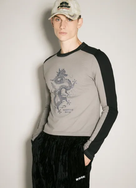 Long-Sleeve Shrunken T-Shirt