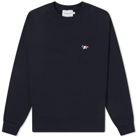 Maison Kitsuné Tricolor Fox Patch Crew Sweat