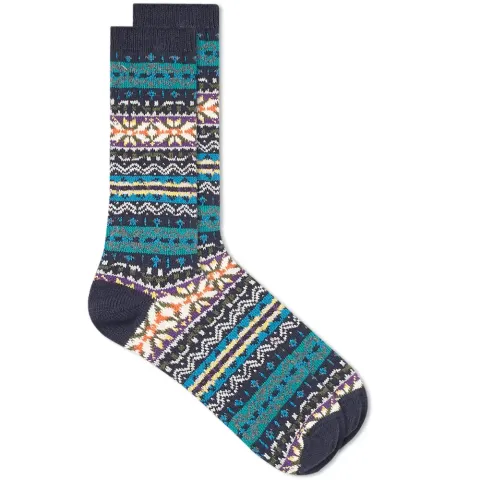 Fair Isle Crew Sock