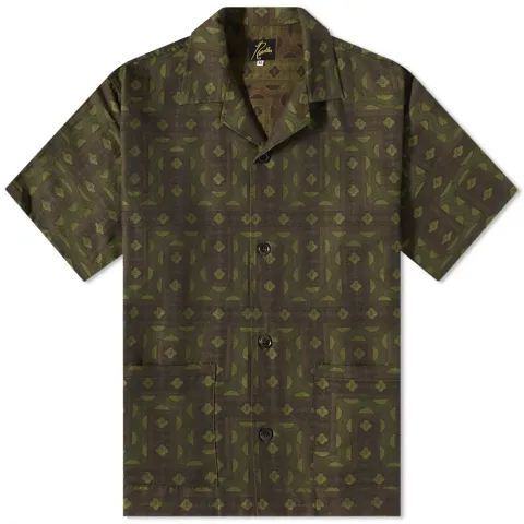 Ethnic Jacquard Cabana Vacation Shirt