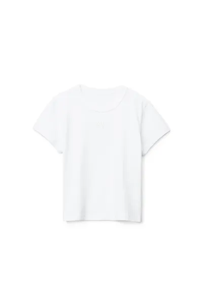 PUFF LOGO SHRUNKEN TEE IN COTTON JERSEY