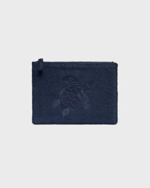 Vilebrequin Terry Pouch Embroidered Turtle