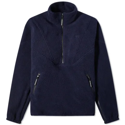 Faux Shearling Fleece Tech Zip Jacket