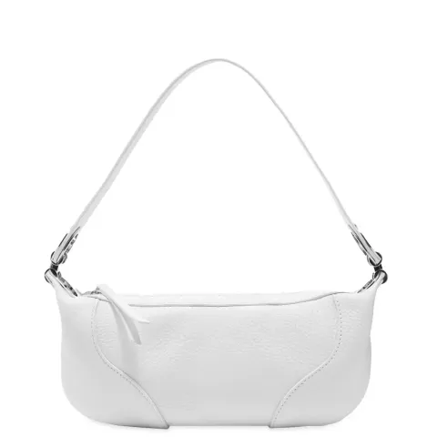 Mini Amira Leather Baguette Bag
