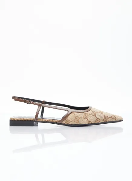 GG Slingback Ballet Flats