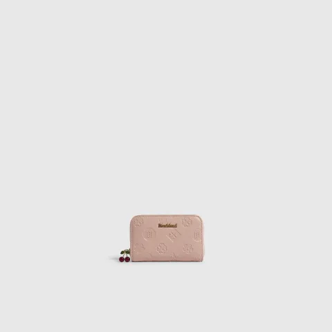 River Island Grain Monogram Medium Embossed Purse