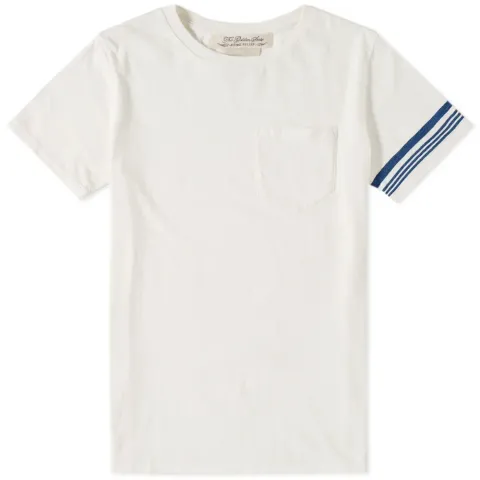 Stripe Sleeve Pocket Tee