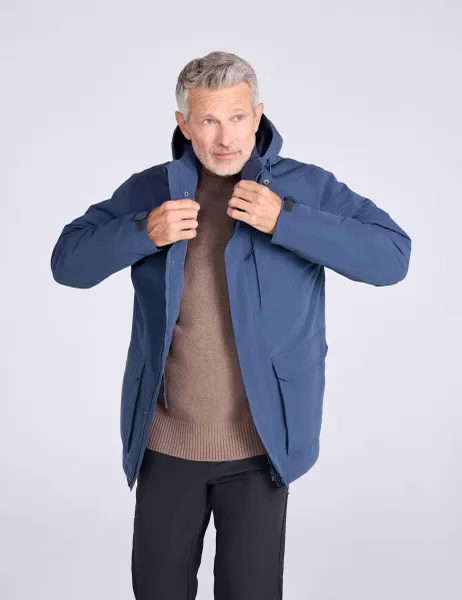 Mountain Warehouse Waterproof Padded Hooded Parka Jacket Navy