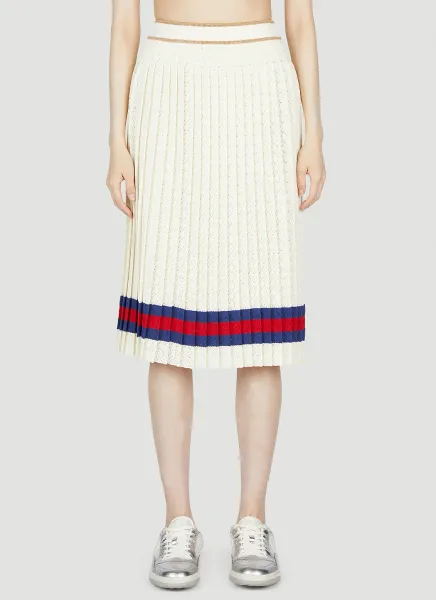 G Rhombus Knit Skirt