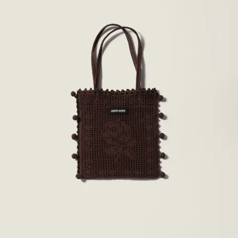 Cotton crochet handbag