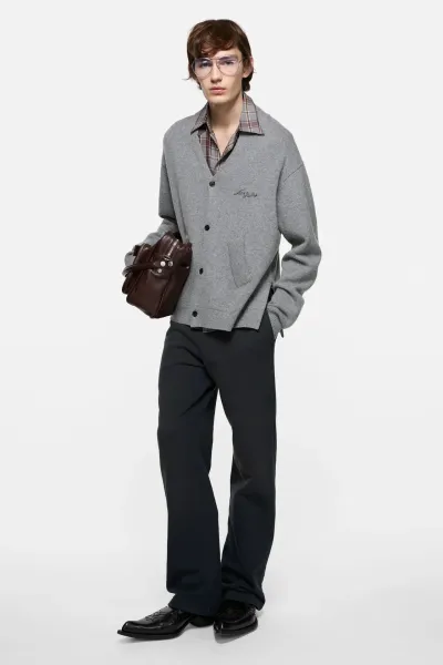 Wool V-Neck Cardigan