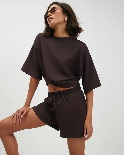 River Island Brown Premium Shorts