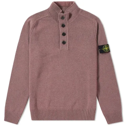 Half Zip & Button Knit