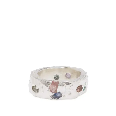 Brilliant Sapphire Scatter Band Ring