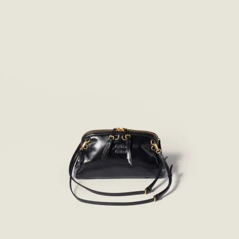 Caprice leather clutch
