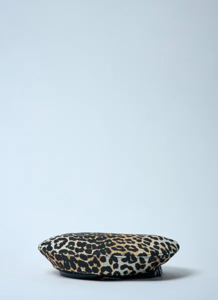 Leopard Printed Beret