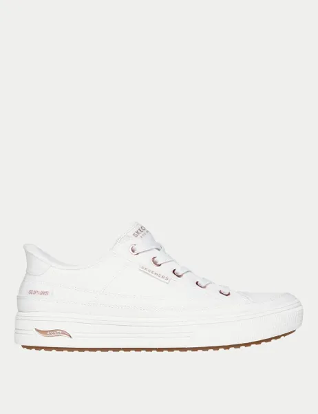 Skechers Arch Fit Arcade See Ya There Slip-In Trainers White