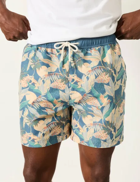 Graphic Swim Shorts Blue Mix