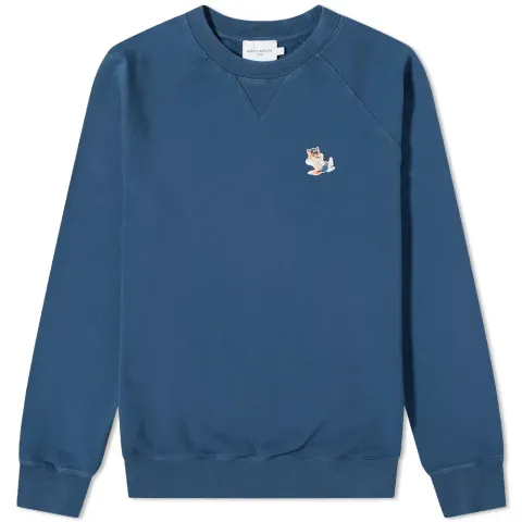 Dressed Fox Patch Classic Crew Sweat