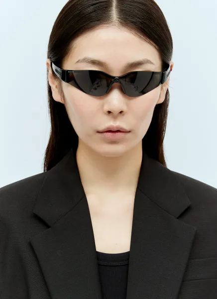 Mask-Shaped Frame Sunglasses