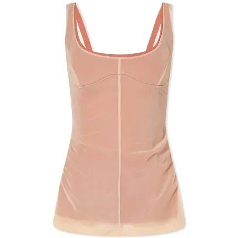Telly Fluid Crepe Vest Top